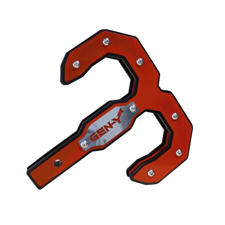 Gen-Y Hitch Hulk 2.0 16K Tow Hook 2 Shank Black/Red GH-0069-R